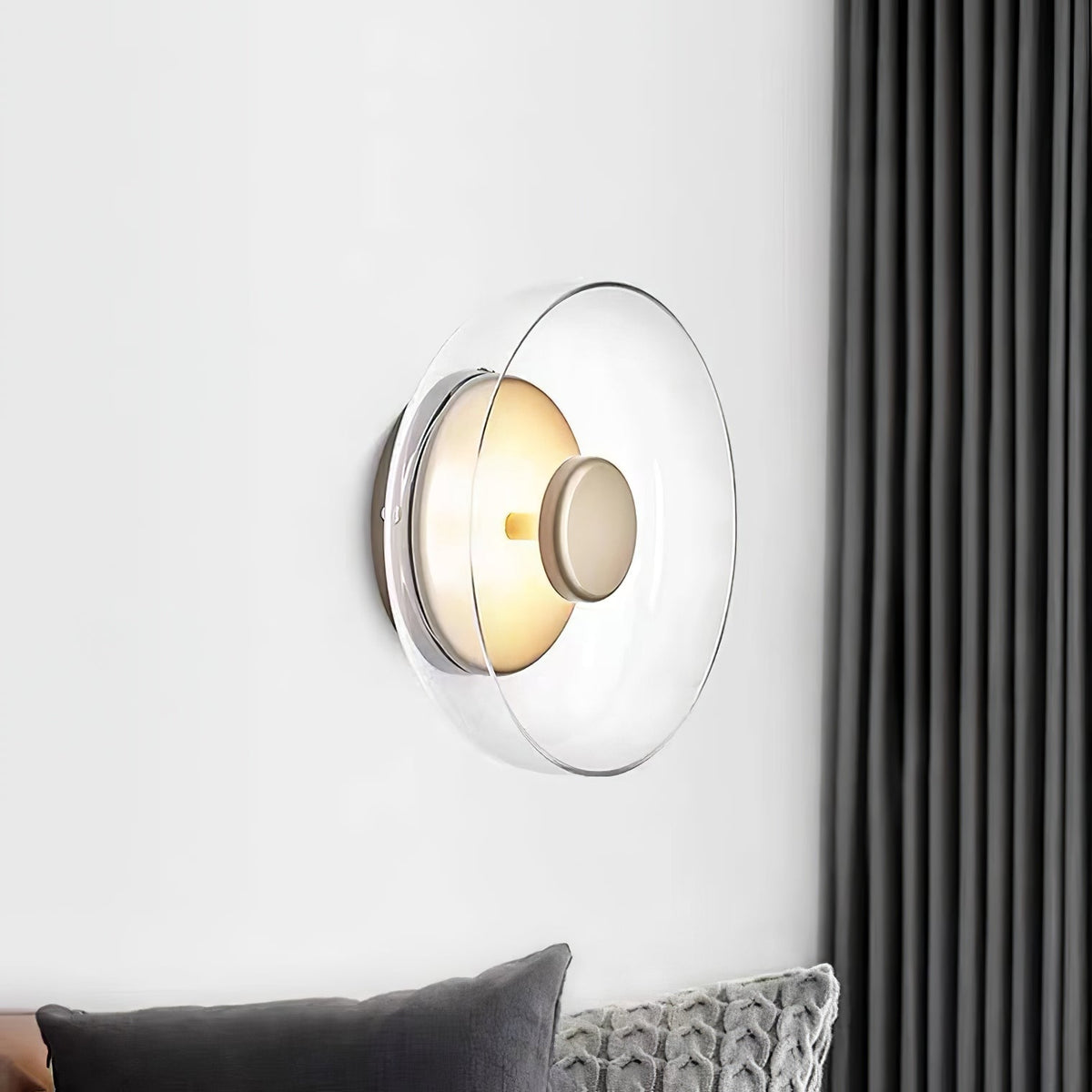 Lomino Premium skandinavische Kunstglas-Wandleuchte