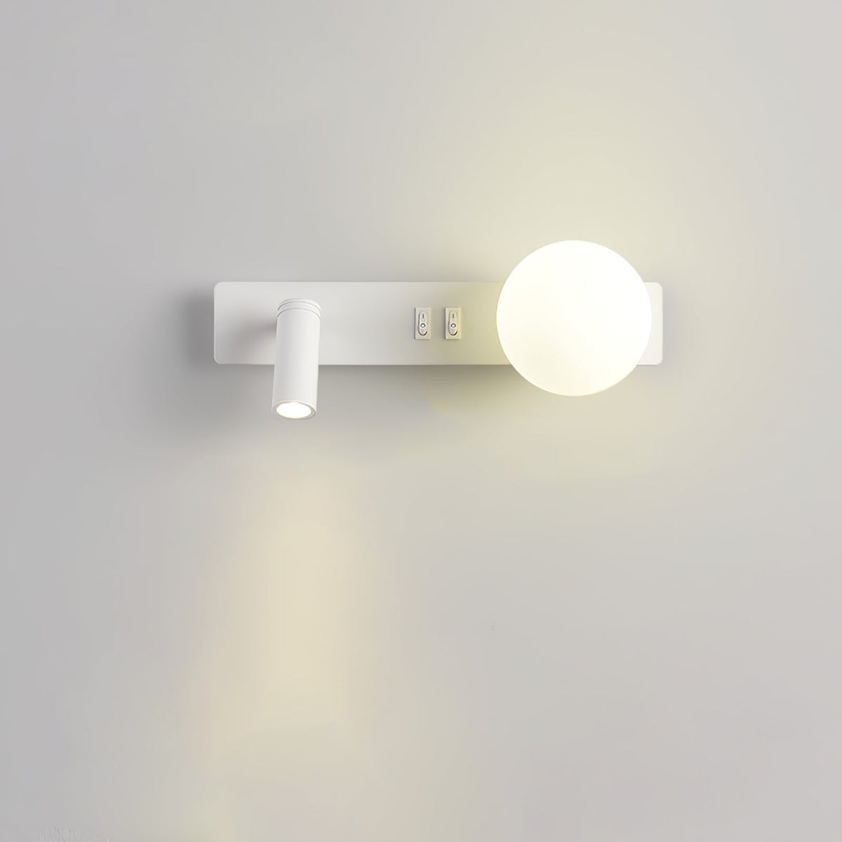 Thalior zeitgenössische minimalistische schlanke Glas-Wandleuchte