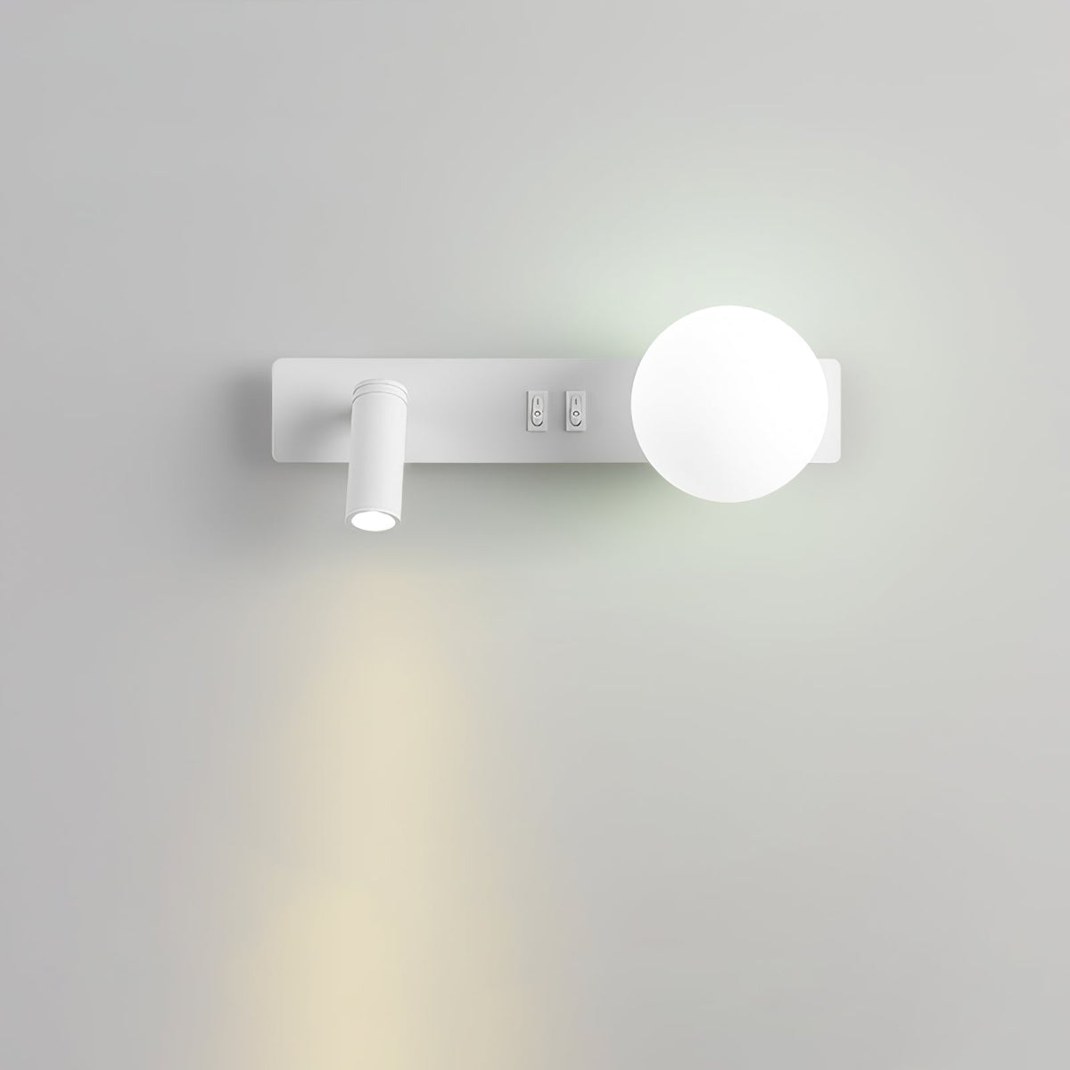 Thalior zeitgenössische minimalistische schlanke Glas-Wandleuchte