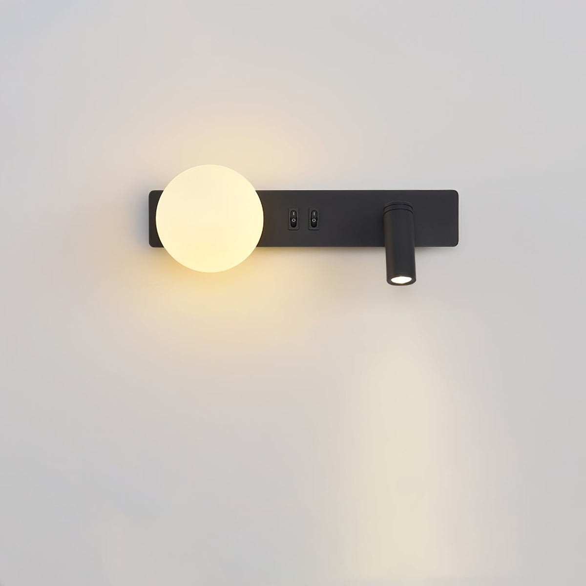 Thalior zeitgenössische minimalistische schlanke Glas-Wandleuchte