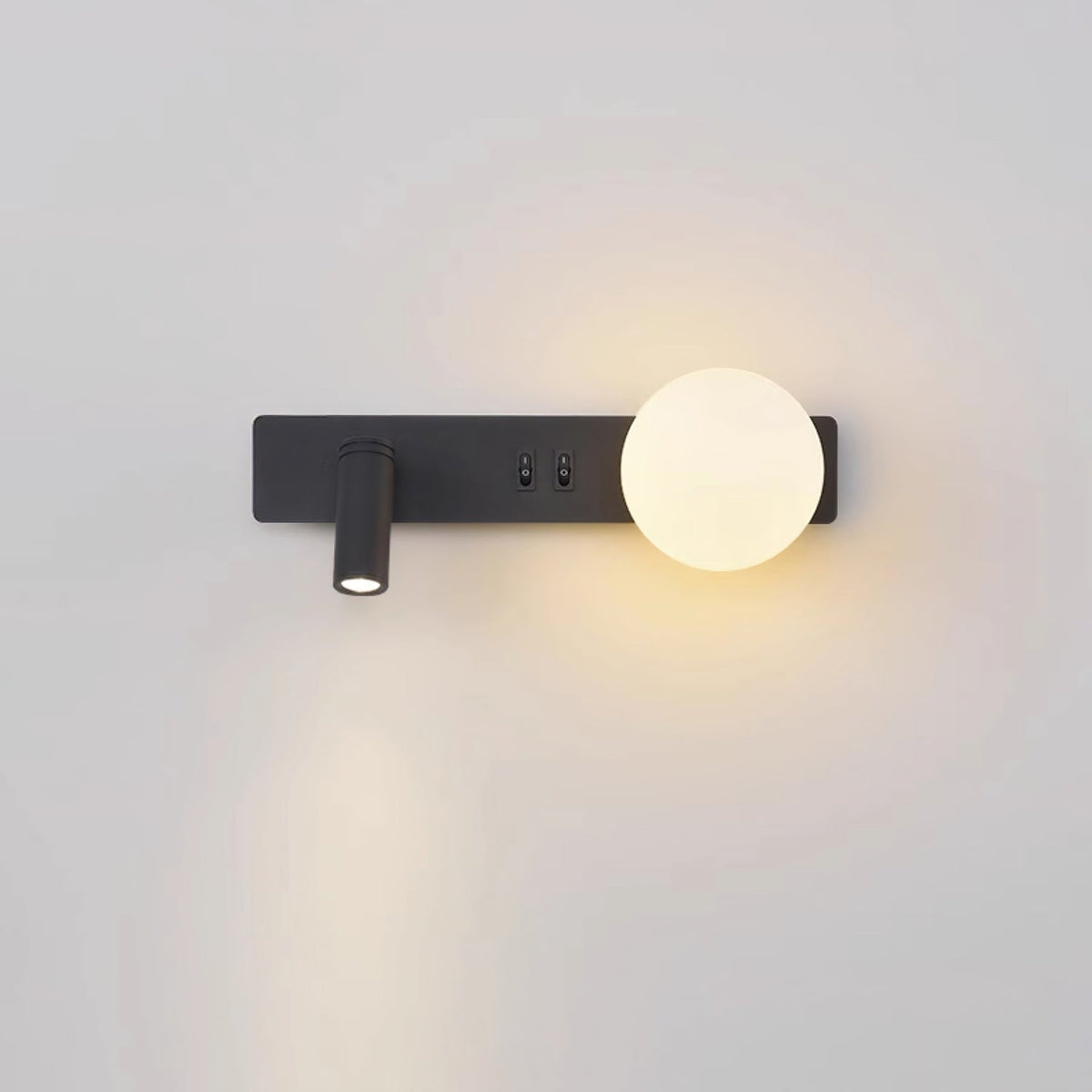 Thalior zeitgenössische minimalistische schlanke Glas-Wandleuchte