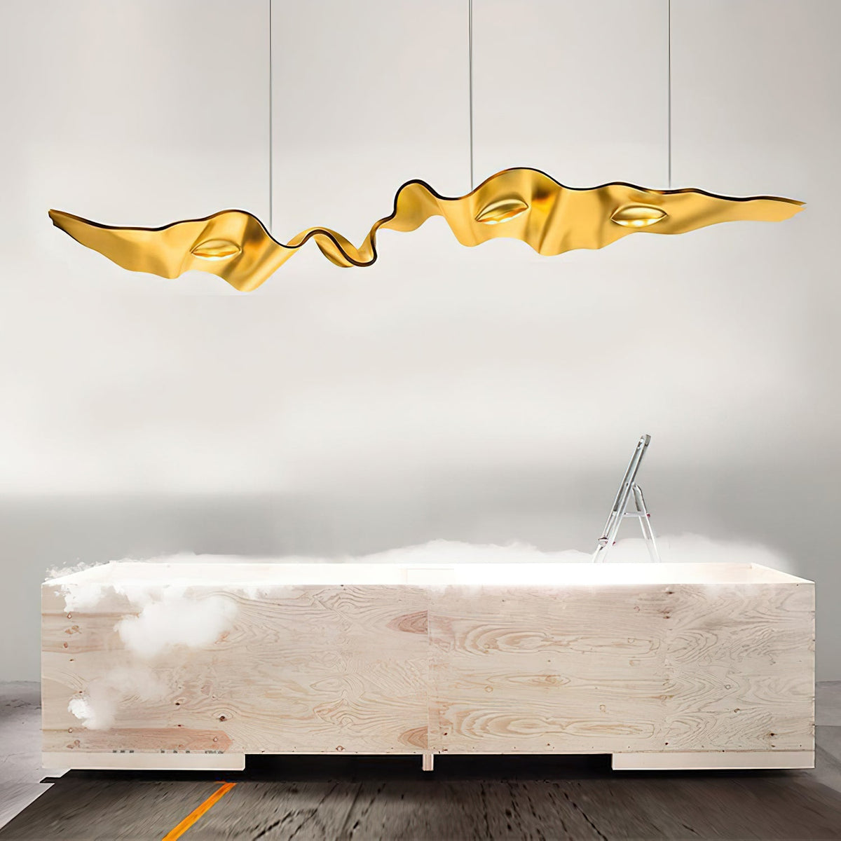Raelis Kronleuchter Gold Ribbon