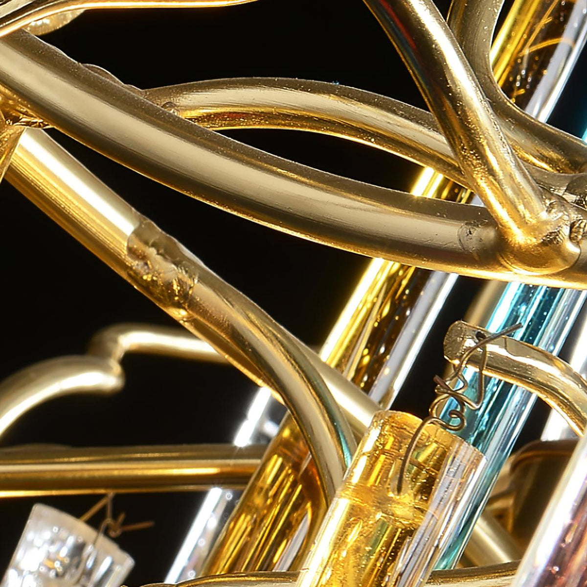 Krashen Kronleuchter, Tropfenförmiges Glas, Luxus