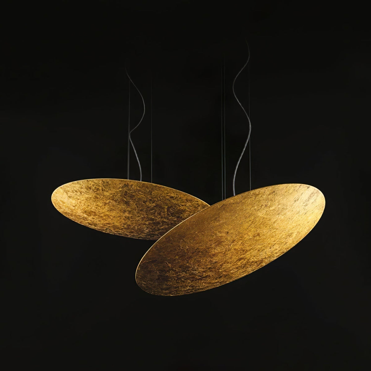 Rusken Goldfolie Pendelleuchte