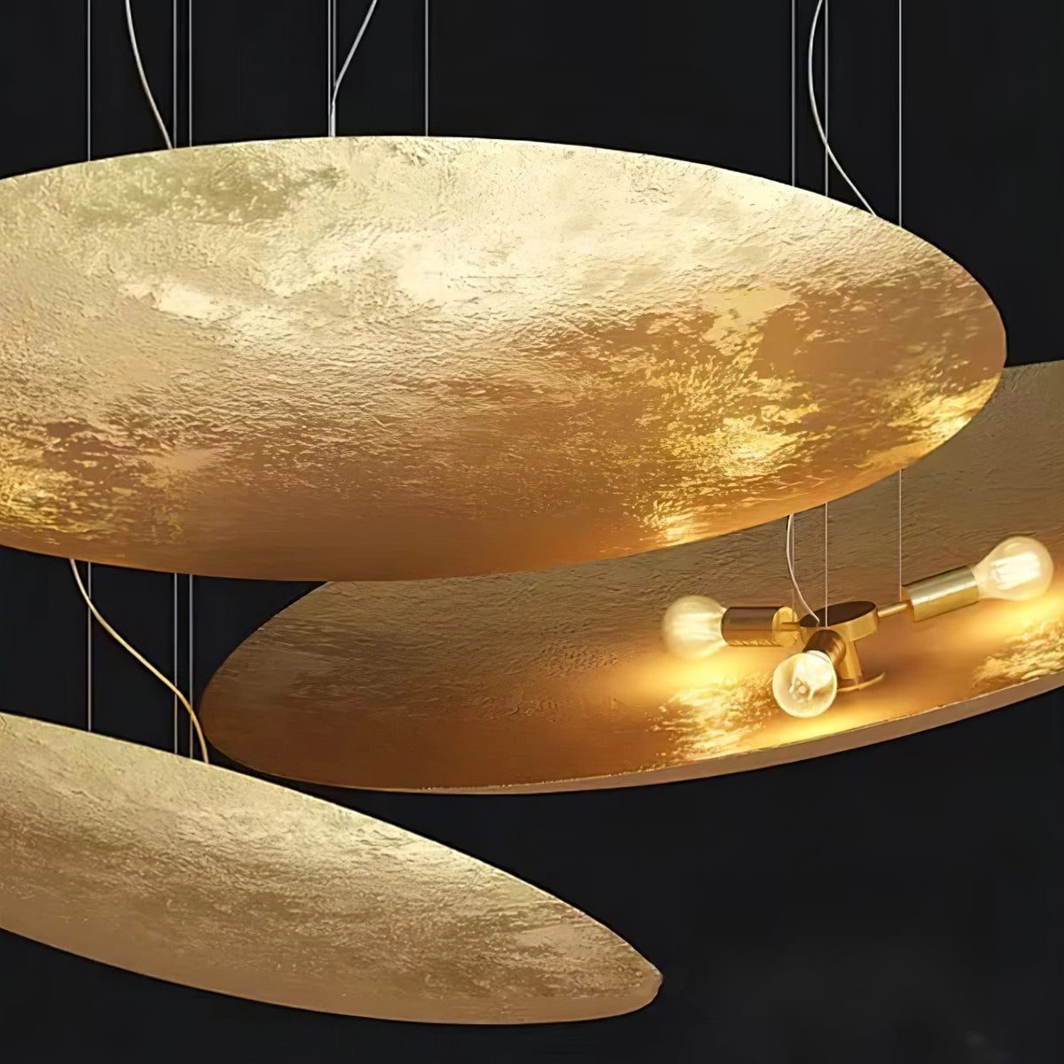 Rusken Goldfolie Pendelleuchte