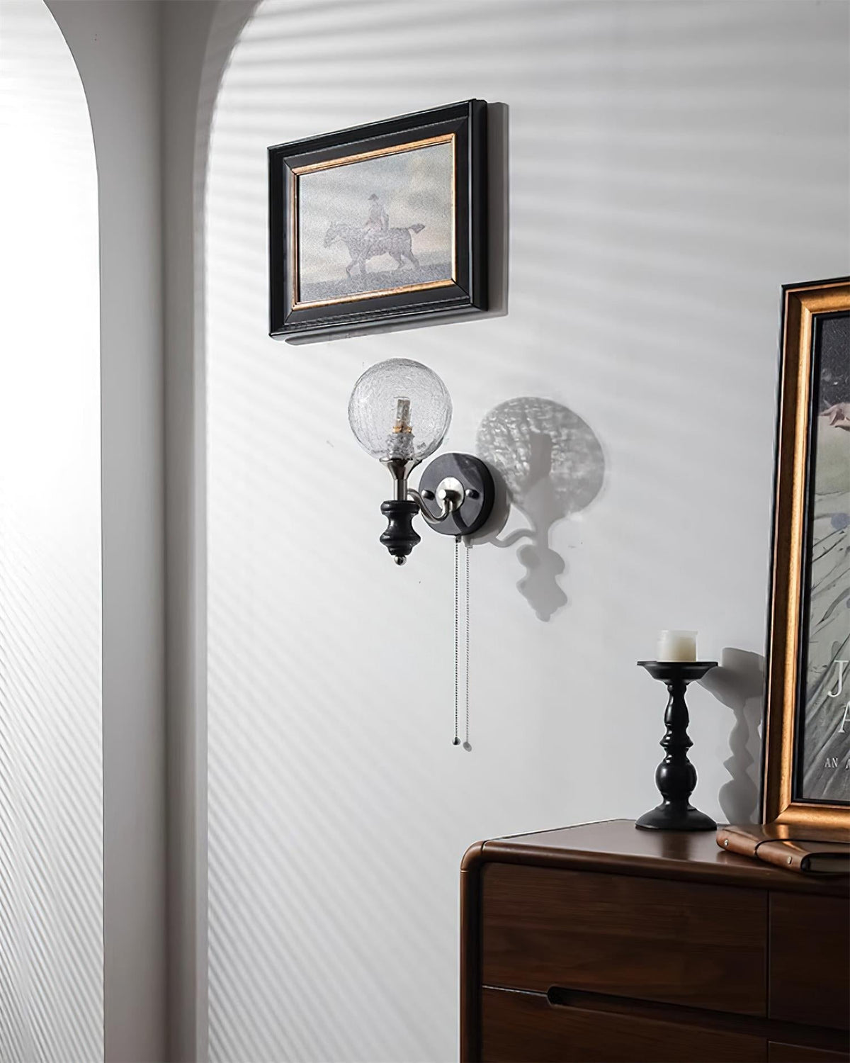 Duvin Wandleuchte Kugelschirm Vintage Minimalistisch Flur | Cielum