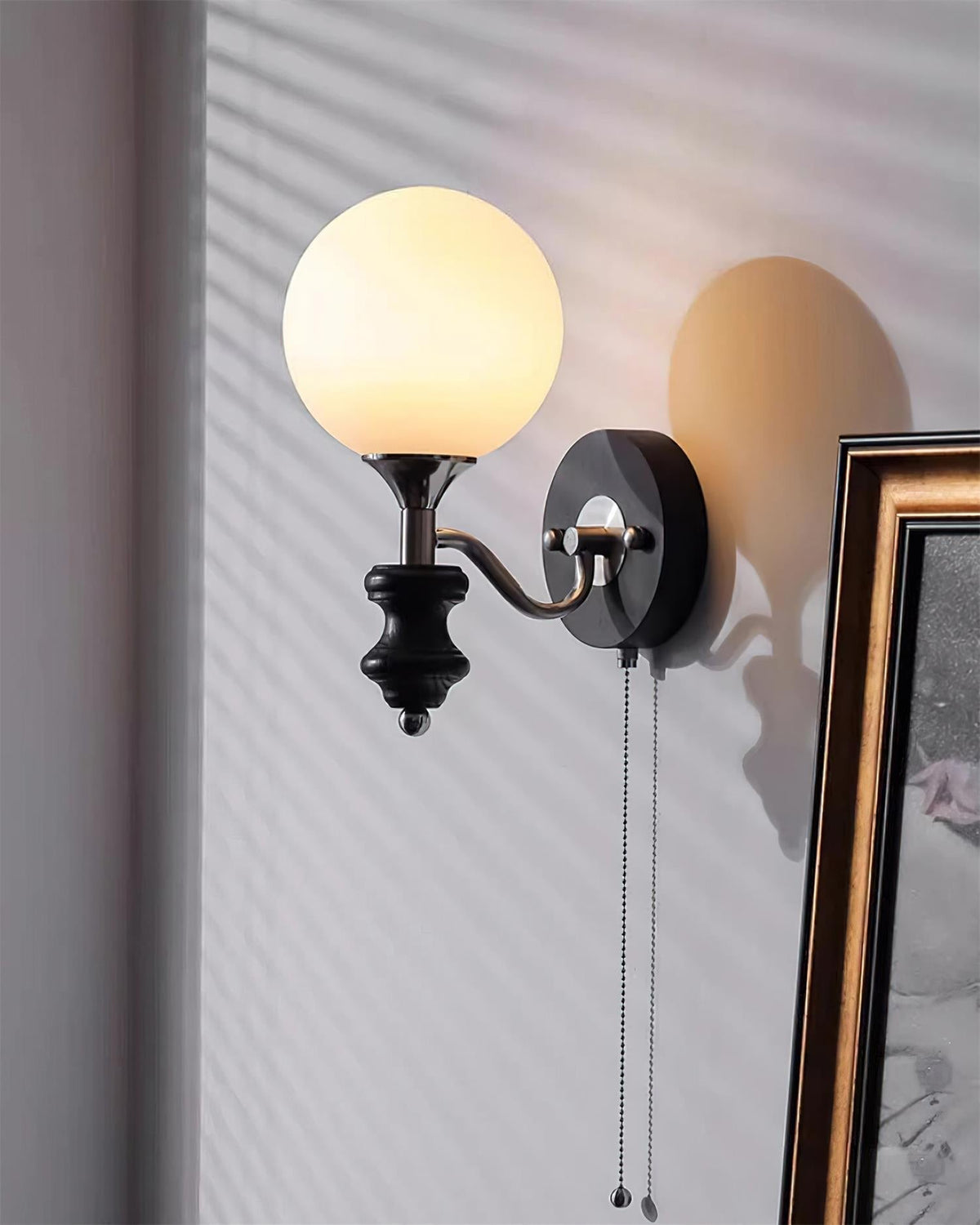 Duvin Wandleuchte Kugelschirm Vintage Minimalistisch Flur | Cielum