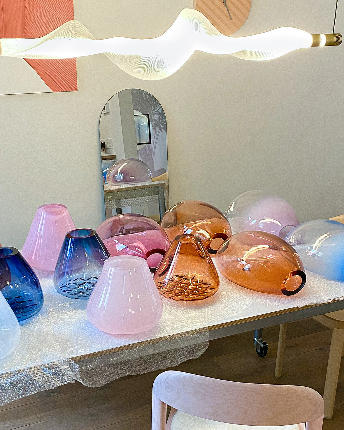 Callie moderne Pendelleuchte aus Glas