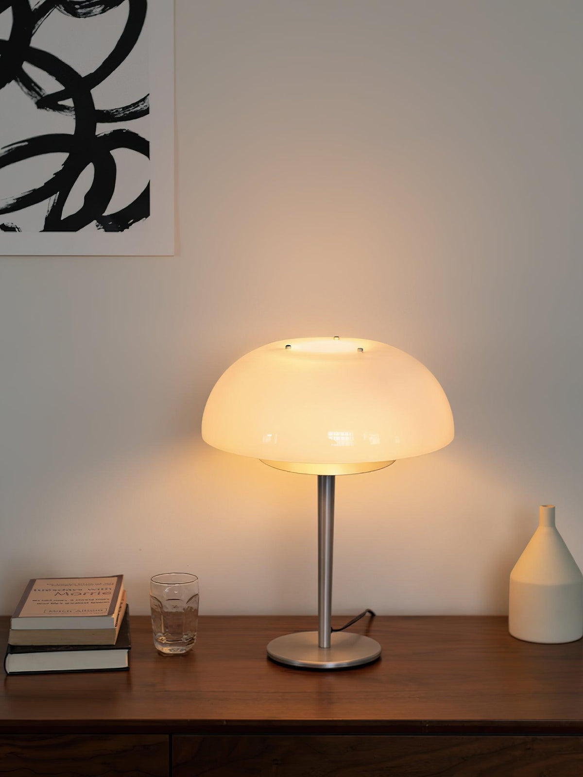 Nilten moderne Tischleuchte aus Glas