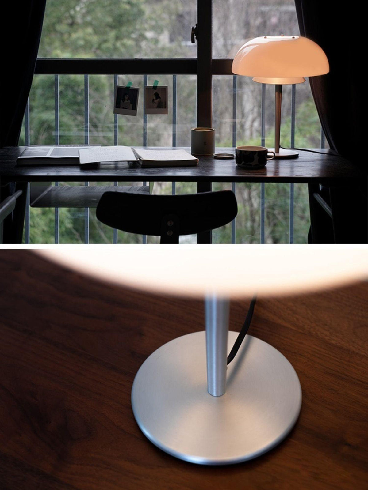 Nilten moderne Tischleuchte aus Glas