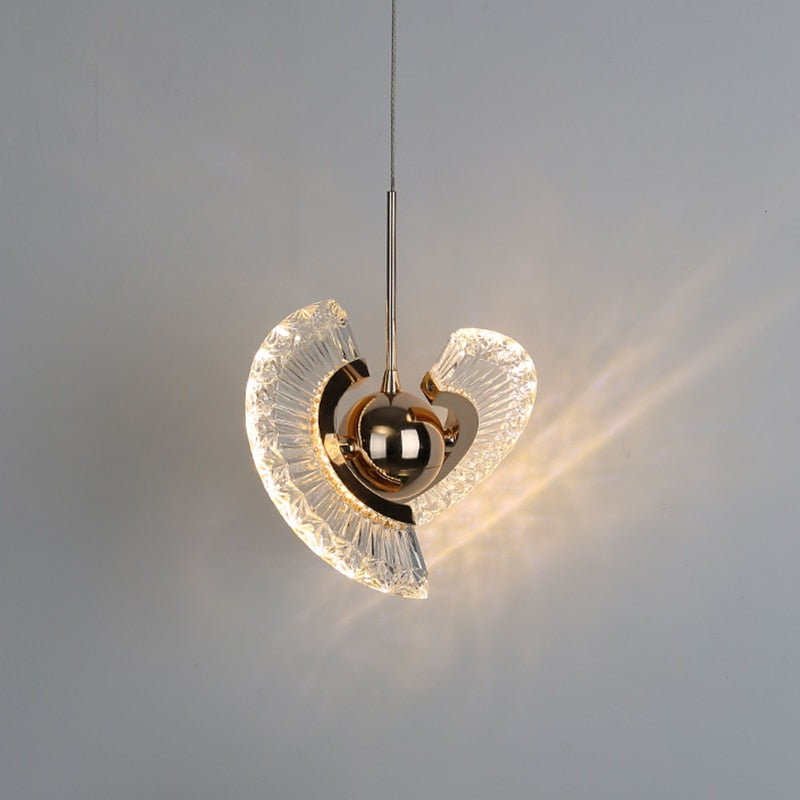 Kristy Modern LED Pendelleuchte Drehbare Gold Esstisch/Schlaf/WohnzimmerMetall Acryl