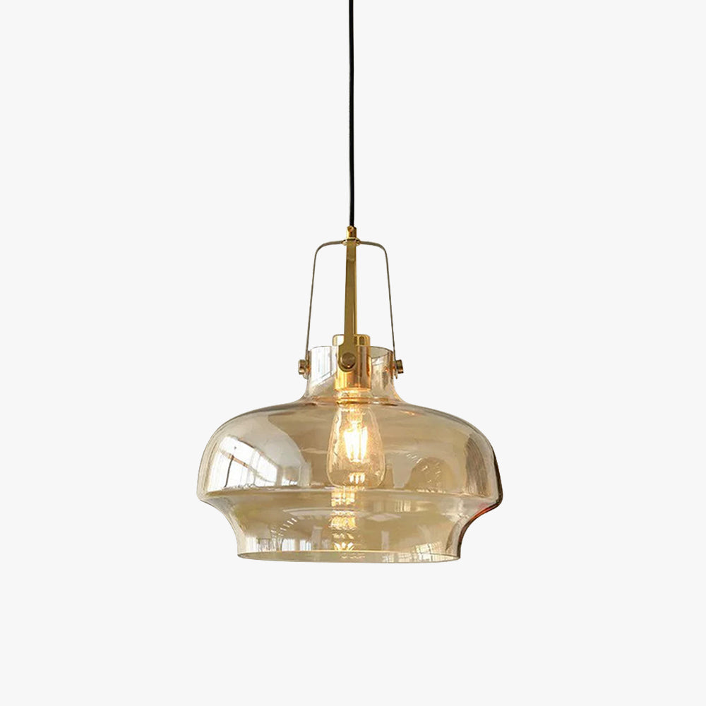 Valentina Modern Einzigartige Form Pendelleuchte Glas Metall Wohnzimmer Esszimmer