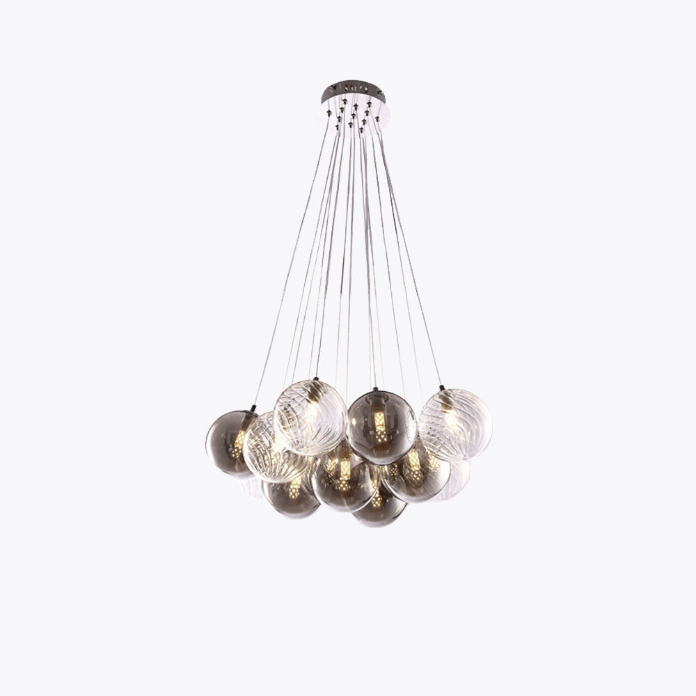 Valentina Modern LED Pendelleuchte Metall/Glas Wohnzimmer/Esszimmer