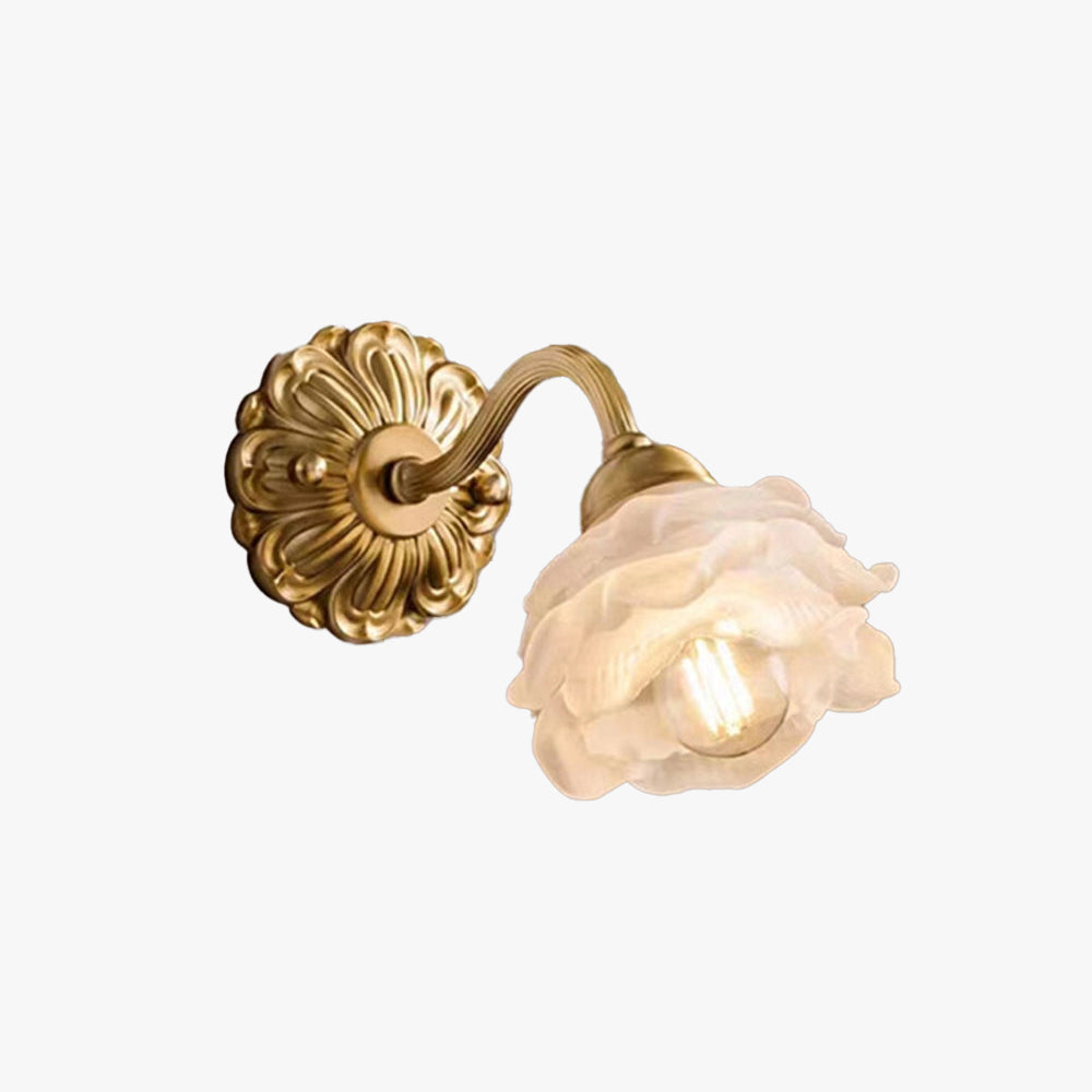 Arisha Vintage Metall Glas Innenwandleuchte SchlafzimmerWohnzimmer