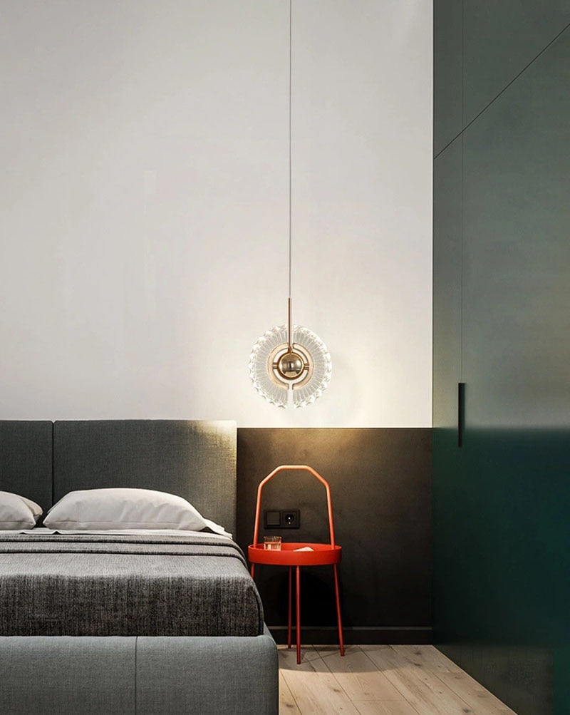 Kristy Modern LED Pendelleuchte Drehbare Gold Esstisch/Schlaf/WohnzimmerMetall Acryl
