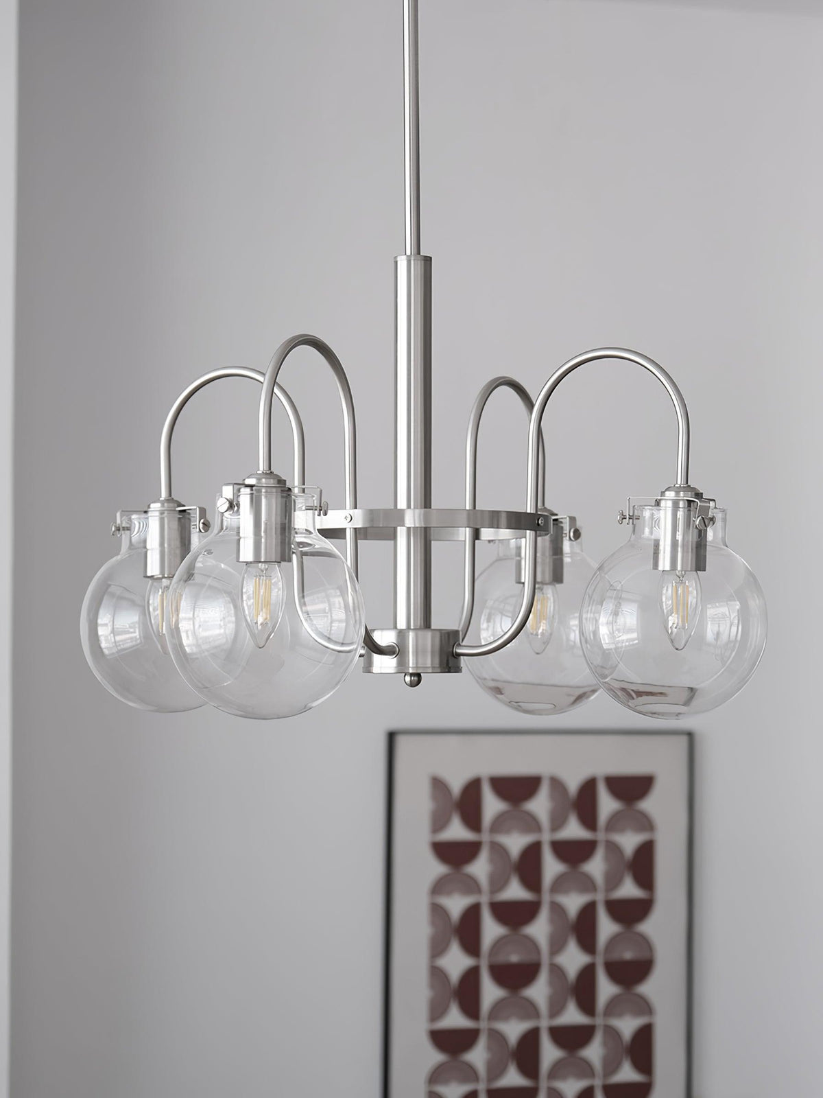Verinyra Premium Nordische Kunstglas Kronleuchter