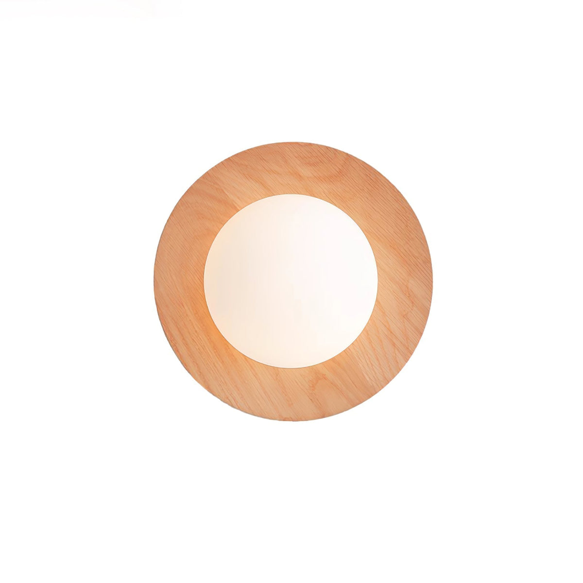 Eloza zeitgenössische minimalistische Wandleuchte aus Holz und Glas