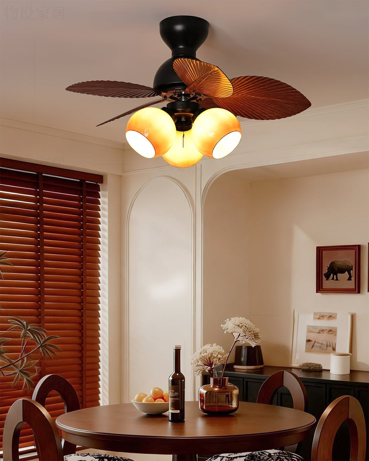 Ambrose Deckenventilator mit Beleuchtung