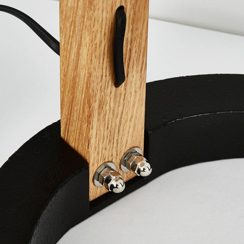 Muto Einzigartige LED Stehlampe Holz Metall Wohnzimmer