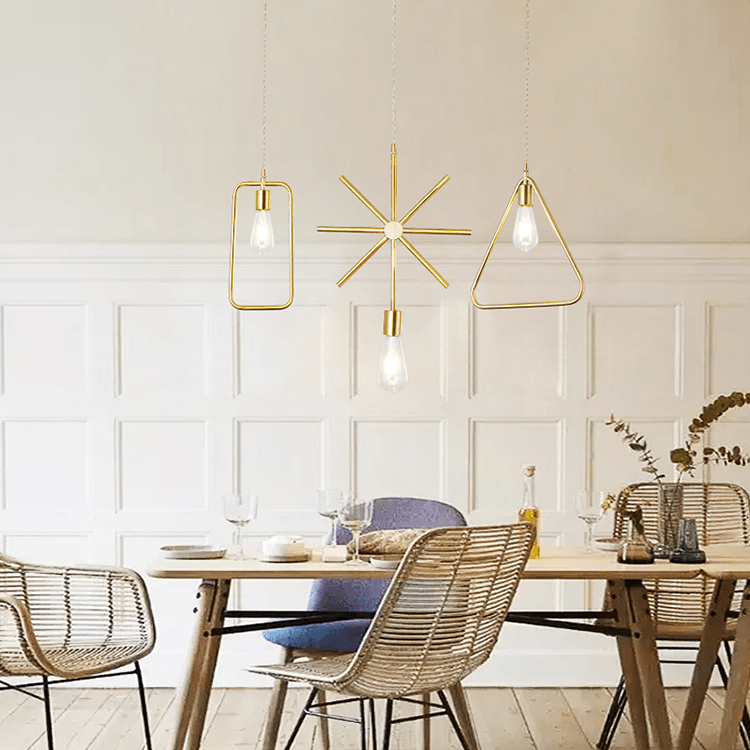 Moderne Industrielle Minimalistische Pendelleuchten für Esszimmer