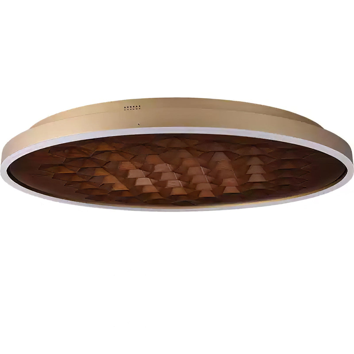 Cevynira Texturierte Bronze flache Deckenleuchte