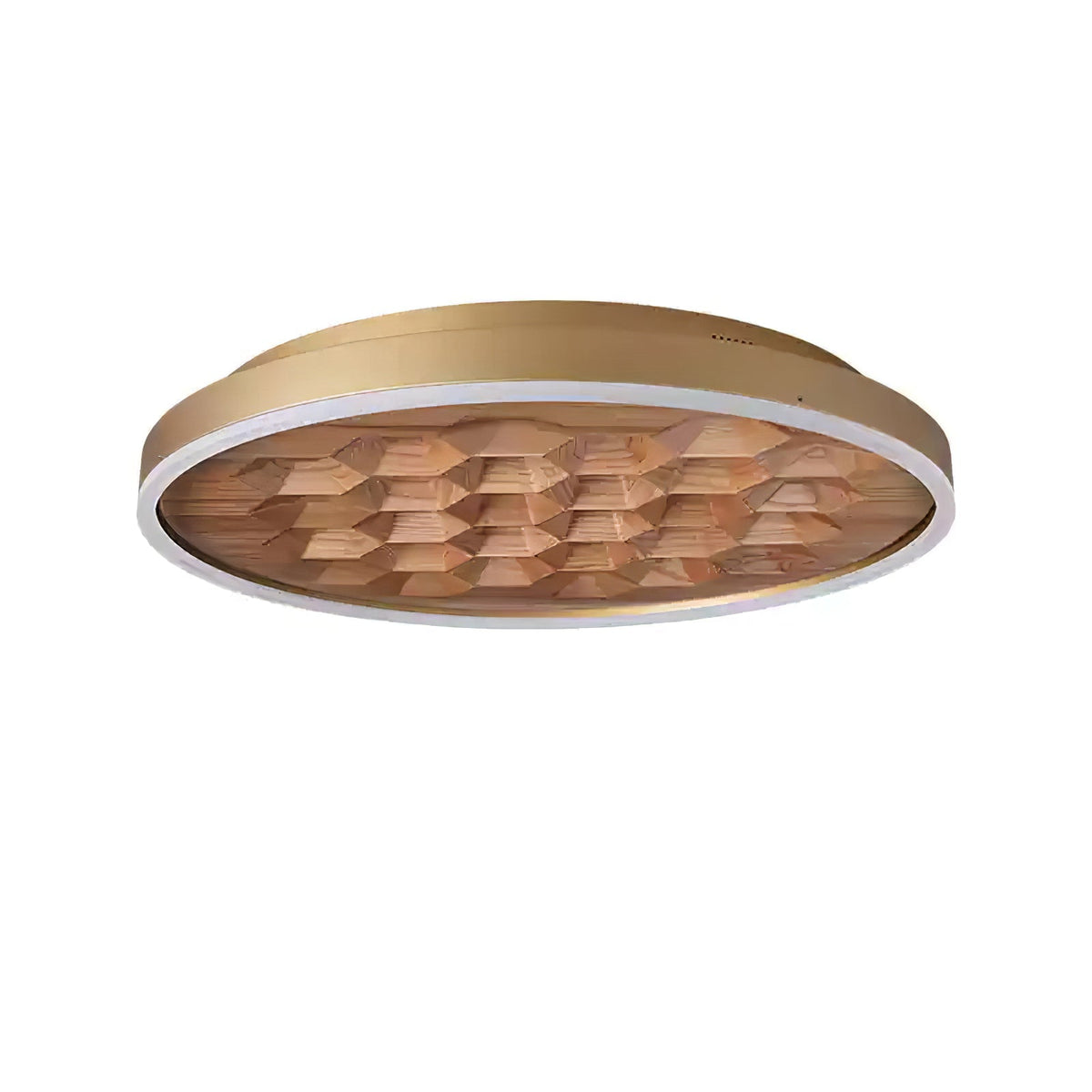 Cevynira Texturierte Bronze flache Deckenleuchte
