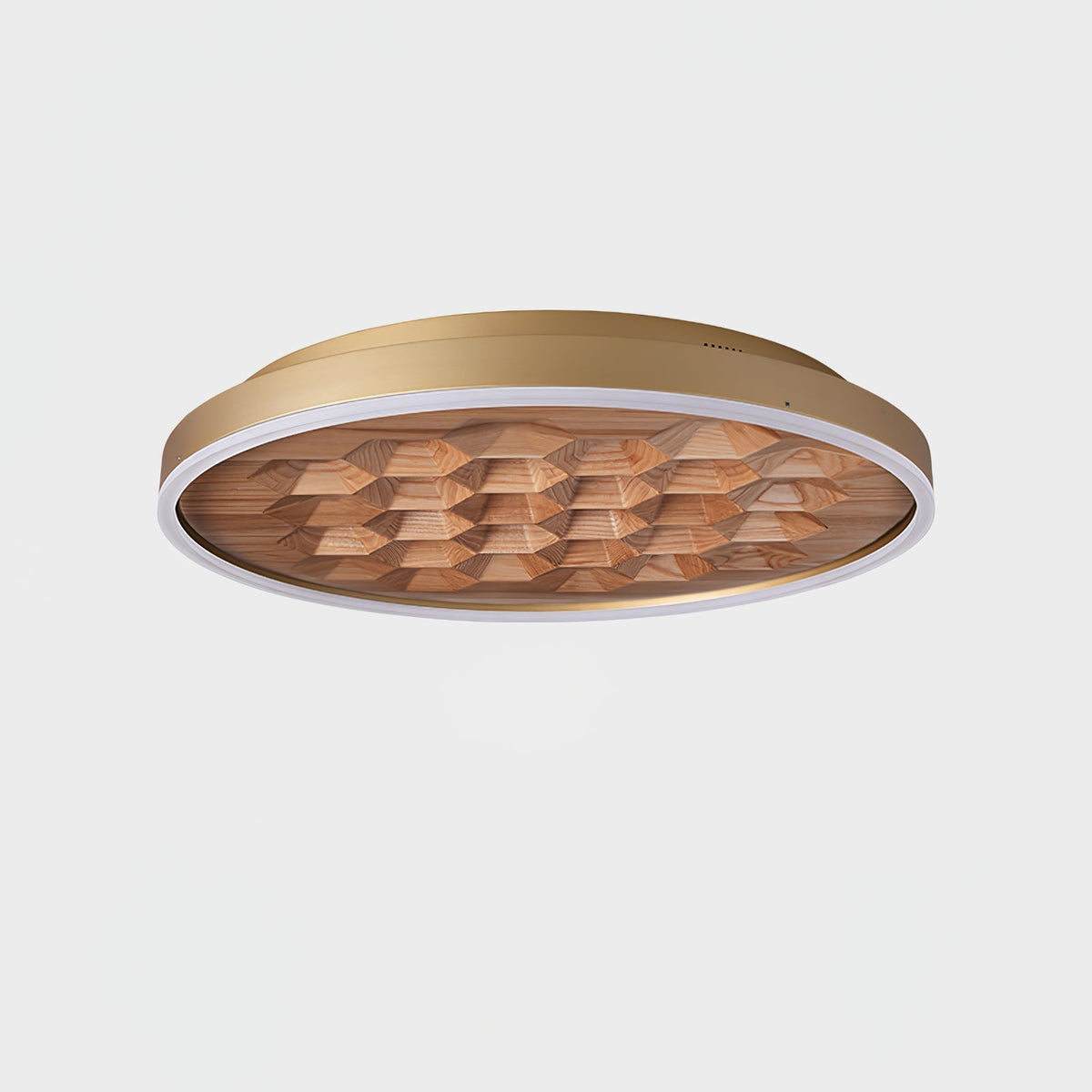 Cevynira Texturierte Bronze flache Deckenleuchte
