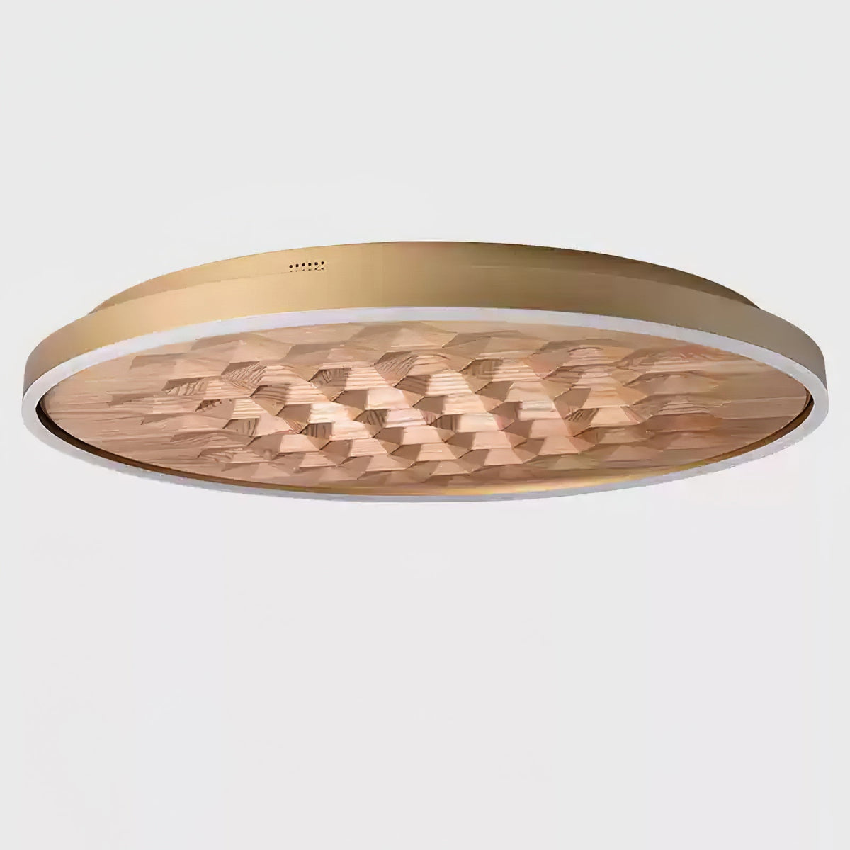 Cevynira Texturierte Bronze flache Deckenleuchte