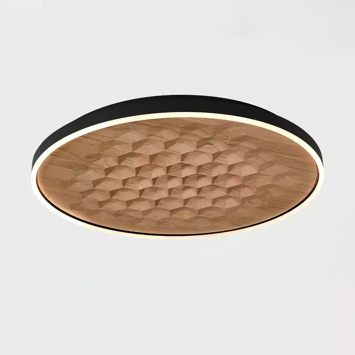 Cevynira Texturierte Bronze flache Deckenleuchte