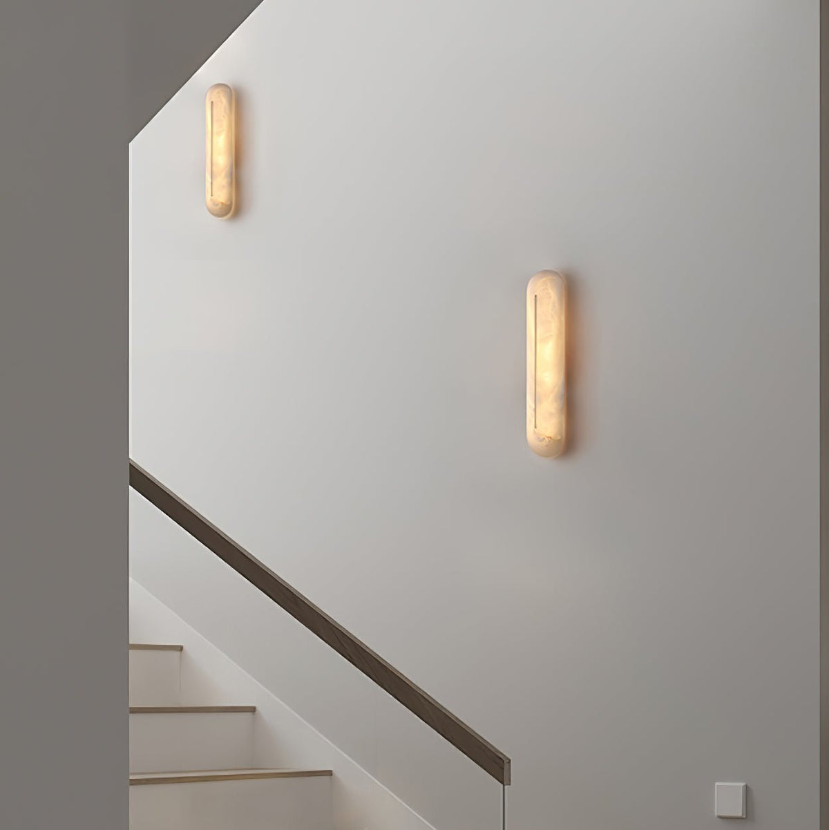 Armaryra Oblong Alabaster-Wandleuchte