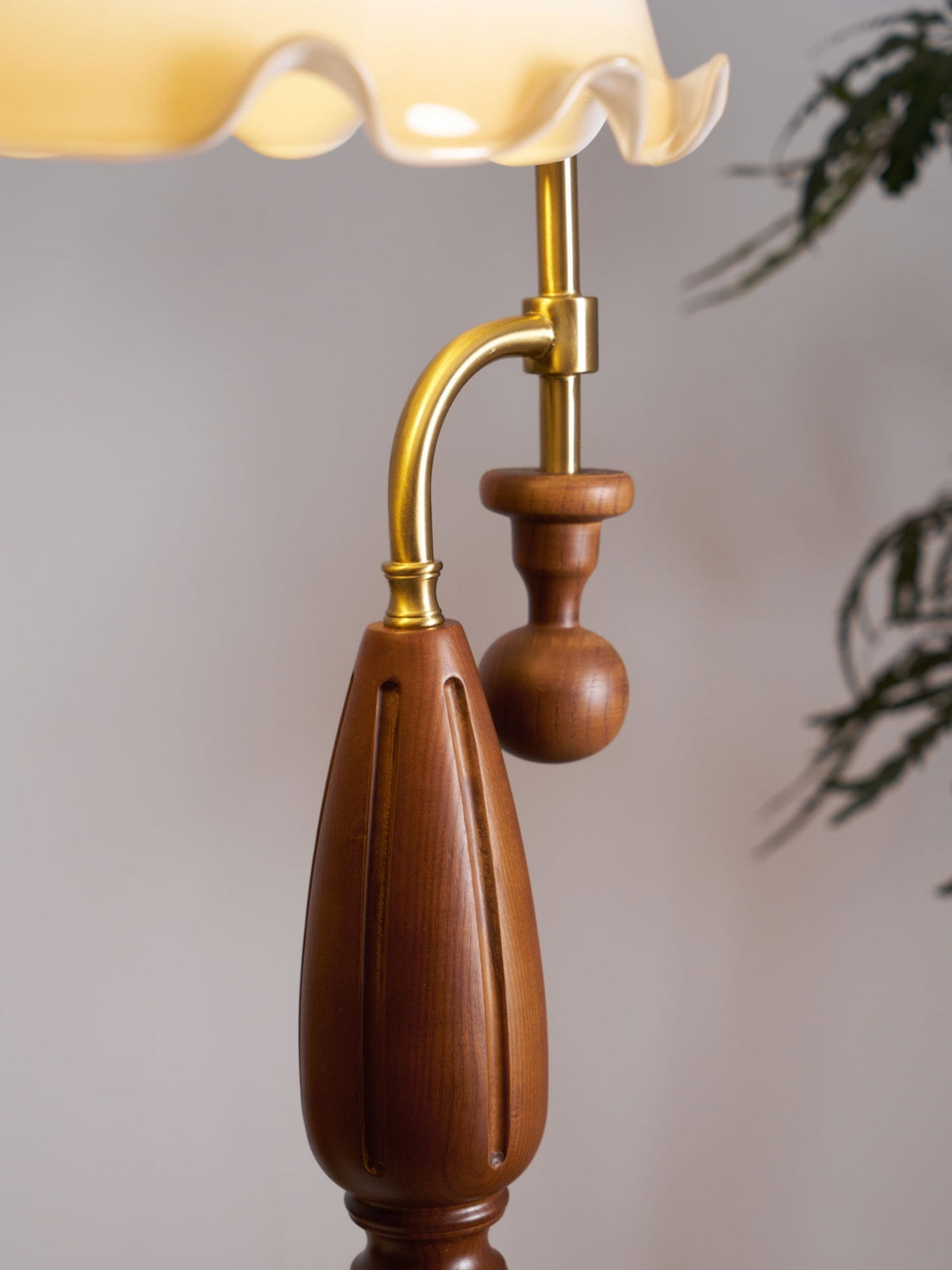 Volorel Vintage-Glas-Stehleuchte