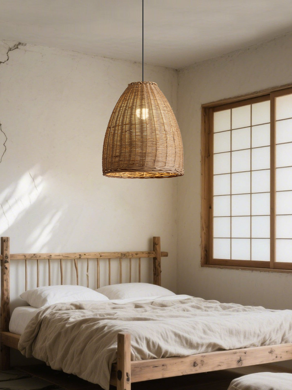 Jarrowcombe Pendelleuchte aus geflochtenem Rattan