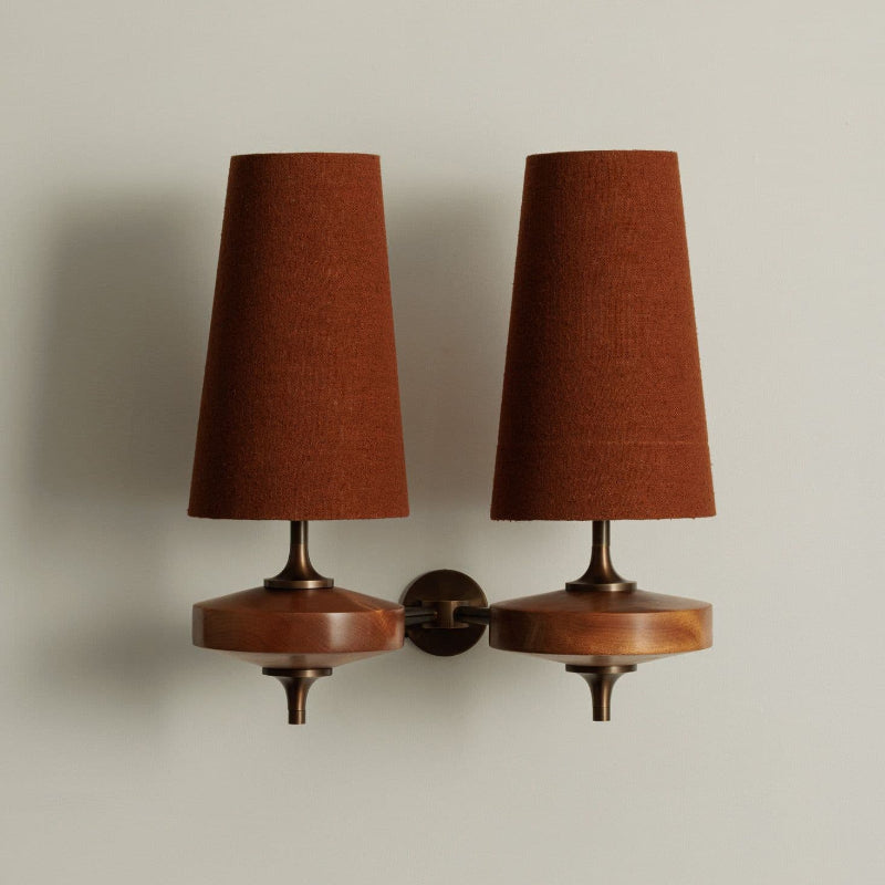 Soluelia Vintage Antik Messing Wandleuchte