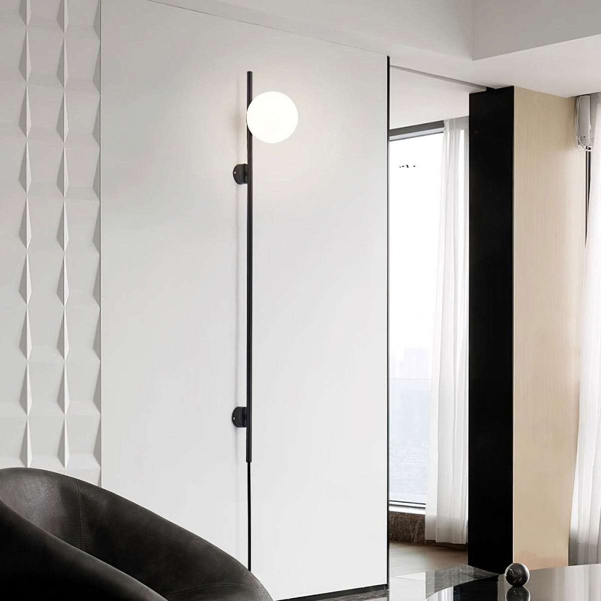 Evshaora zeitgenössische minimalistische Glas-Wandleuchte