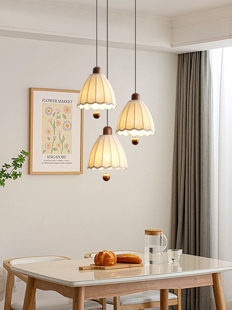 Finscombe Stoff-Pendelleuchte