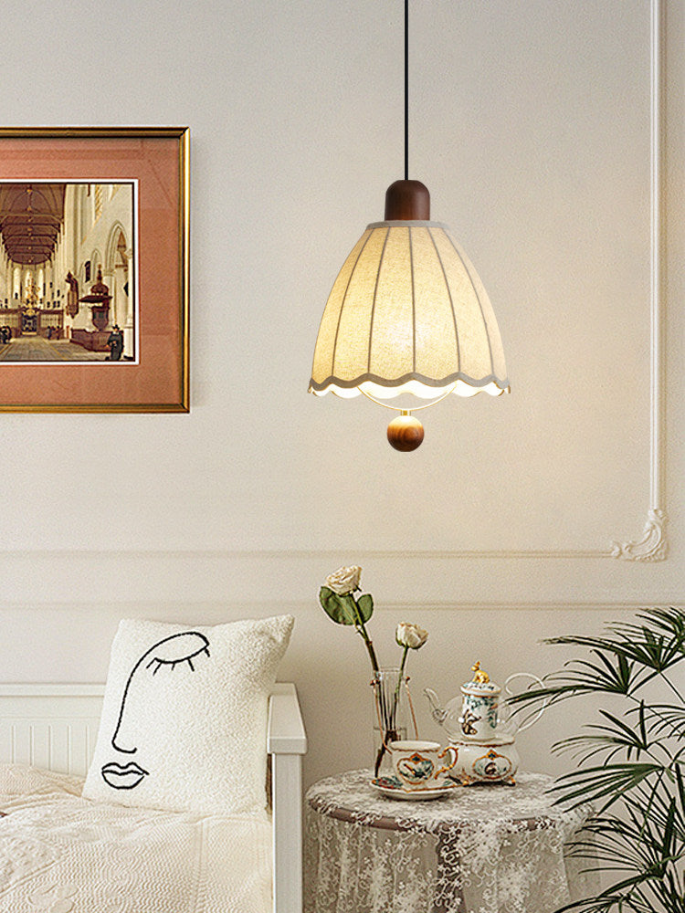 Finscombe Stoff-Pendelleuchte