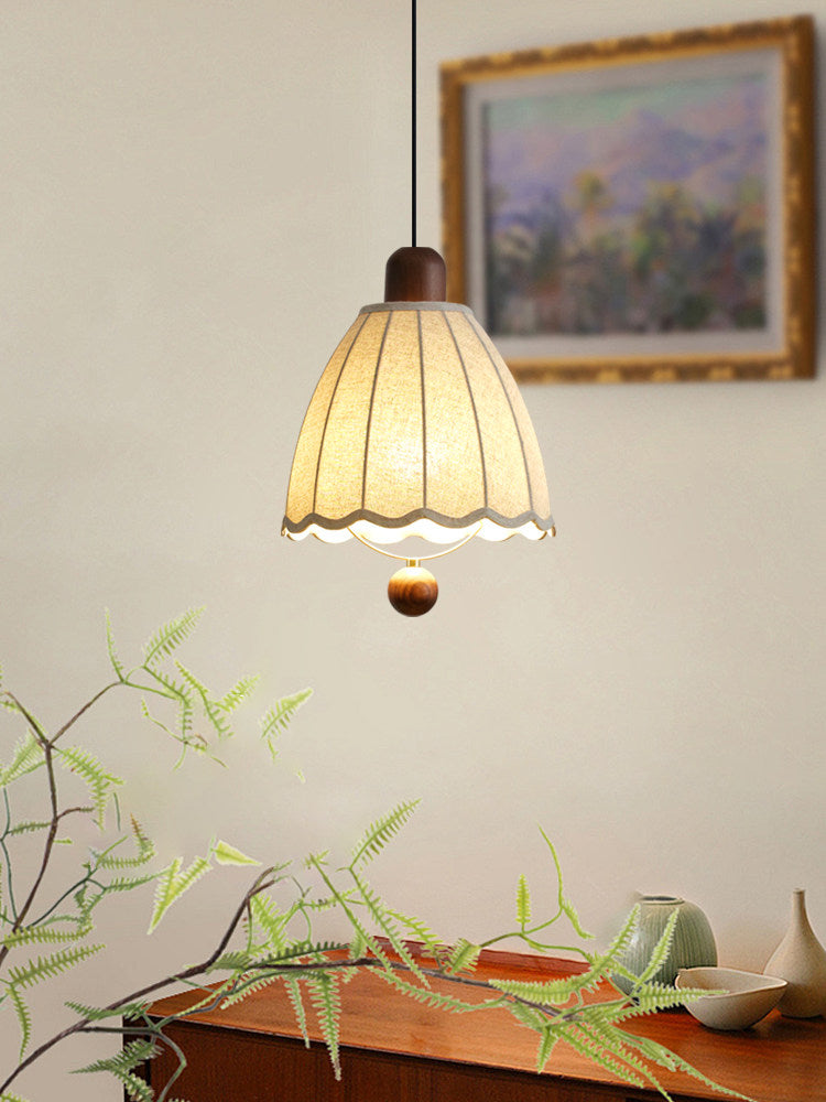 Finscombe Stoff-Pendelleuchte