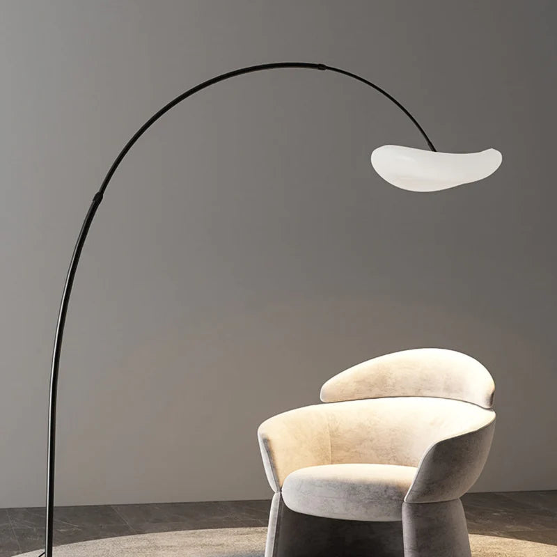 Aria Stehlampe Modern LED Weiß/Schwartz Wohn/Schlafzimmer Dimmbar