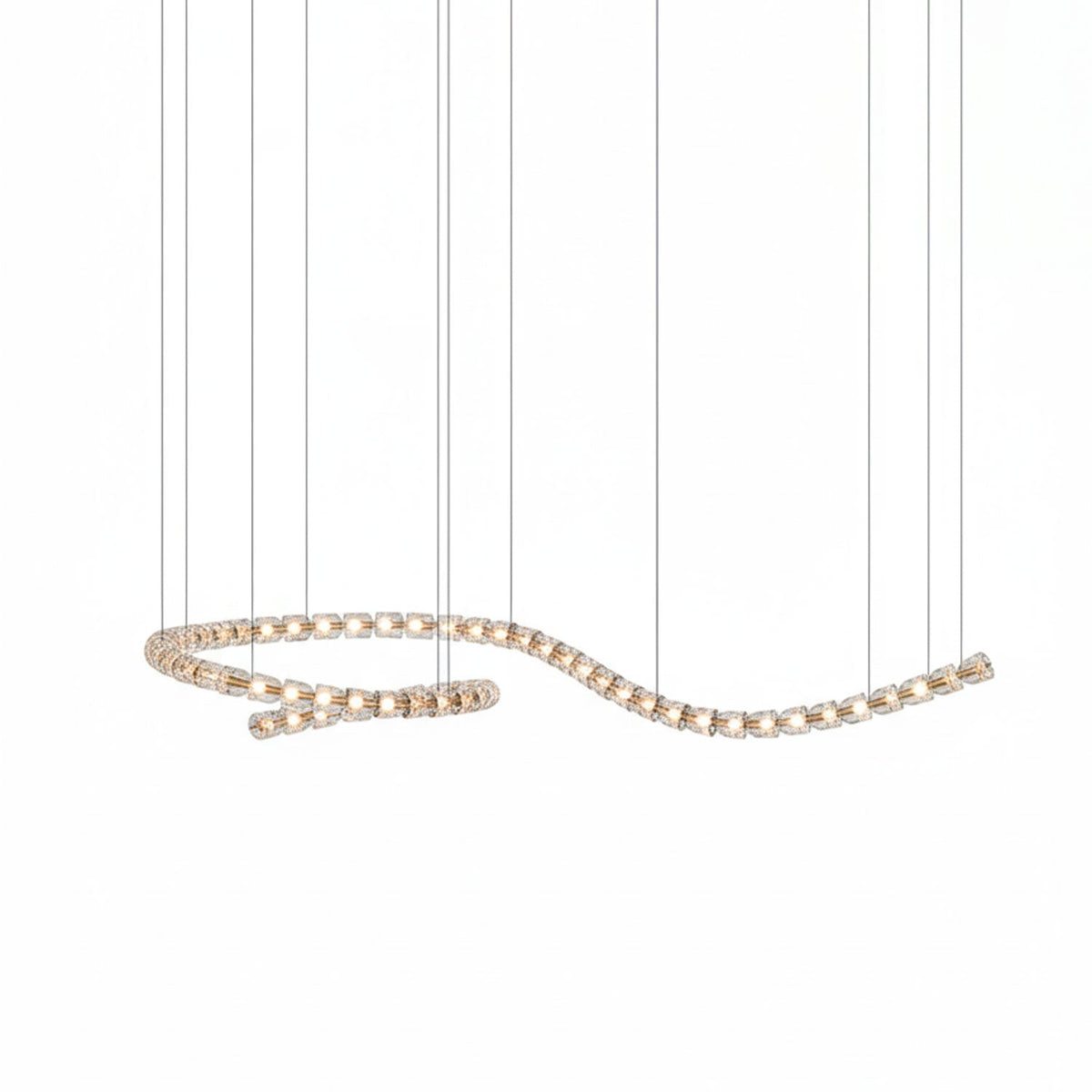 Nexus Gold Kristall Kronleuchter