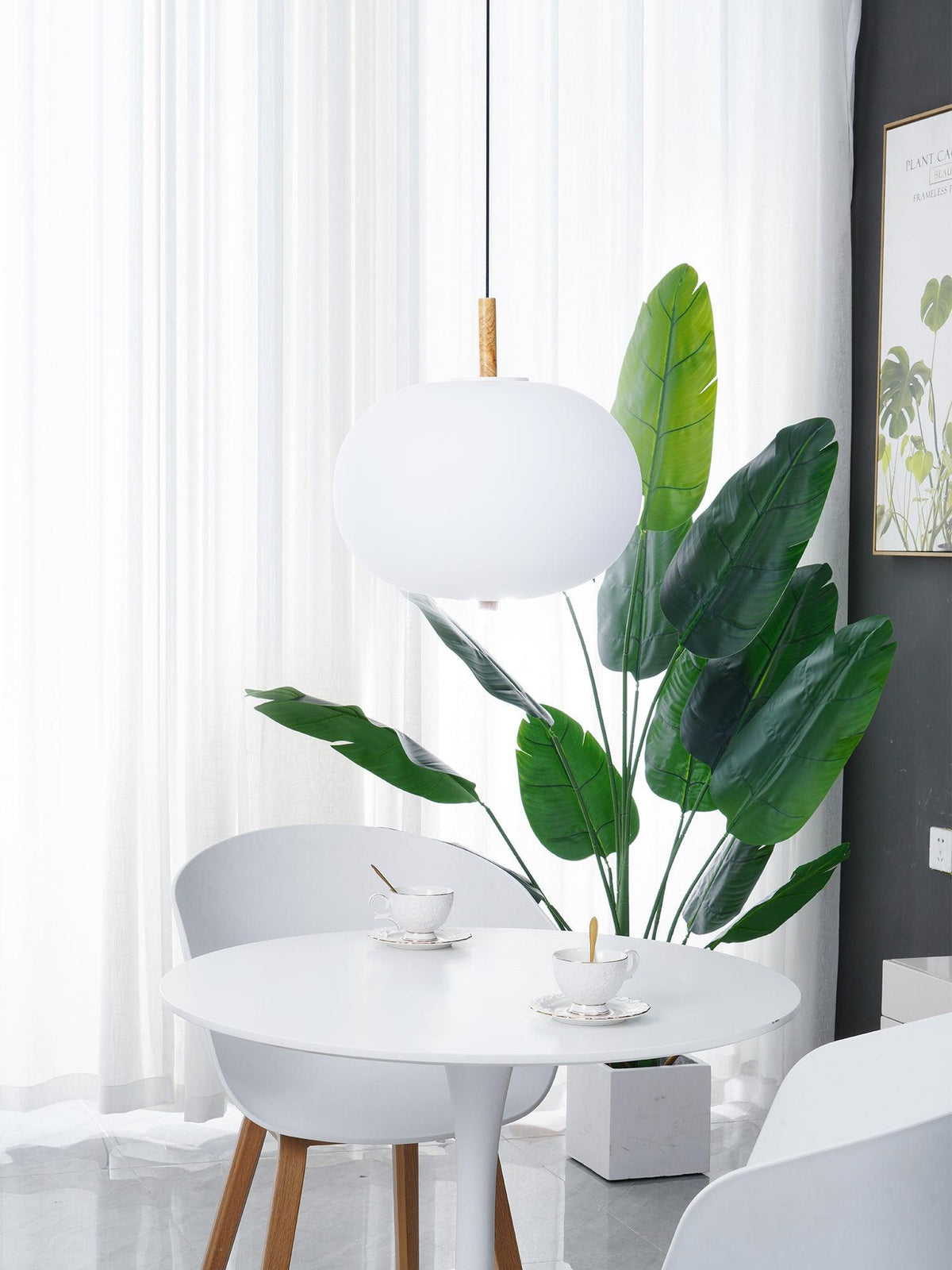 Duality Moderne Pendelleuchte aus Glas