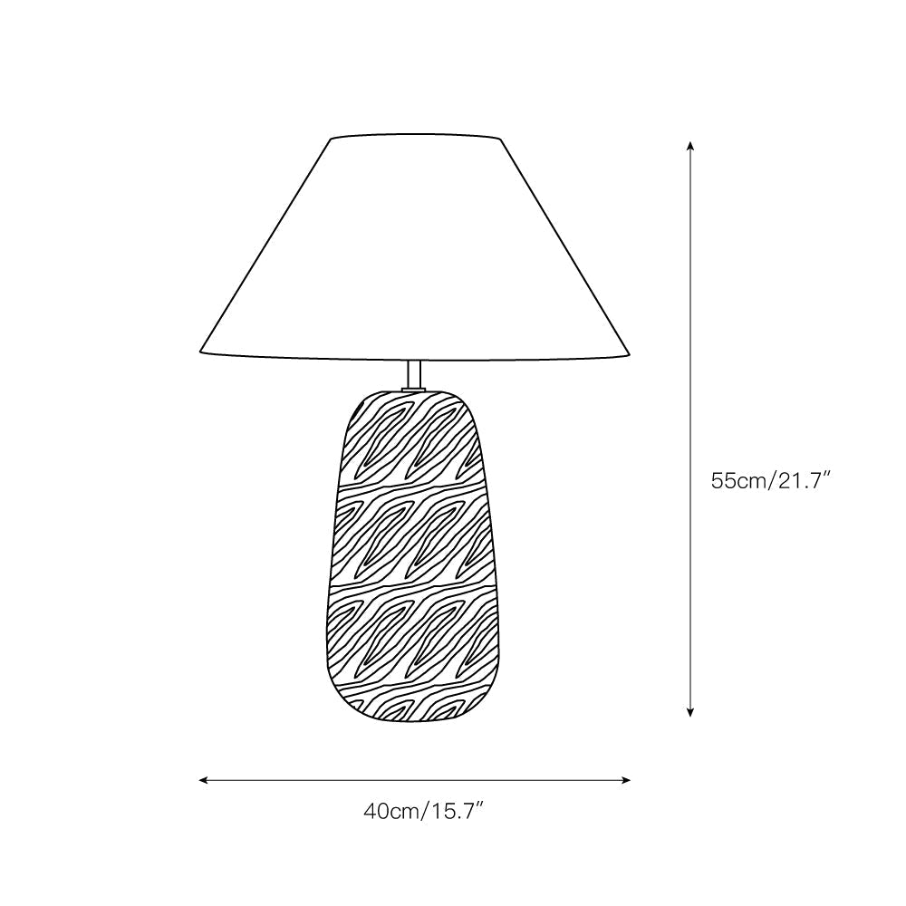 Lindenier Tischleuchte aus Holz