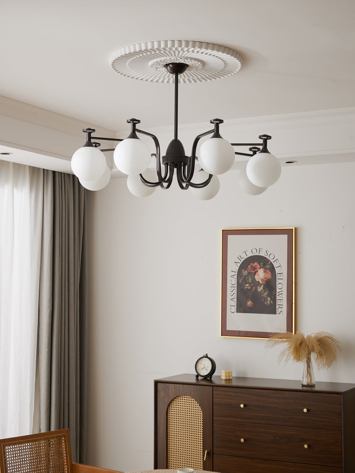 Zotheira Elegance Vintage-Glas-Kronleuchter