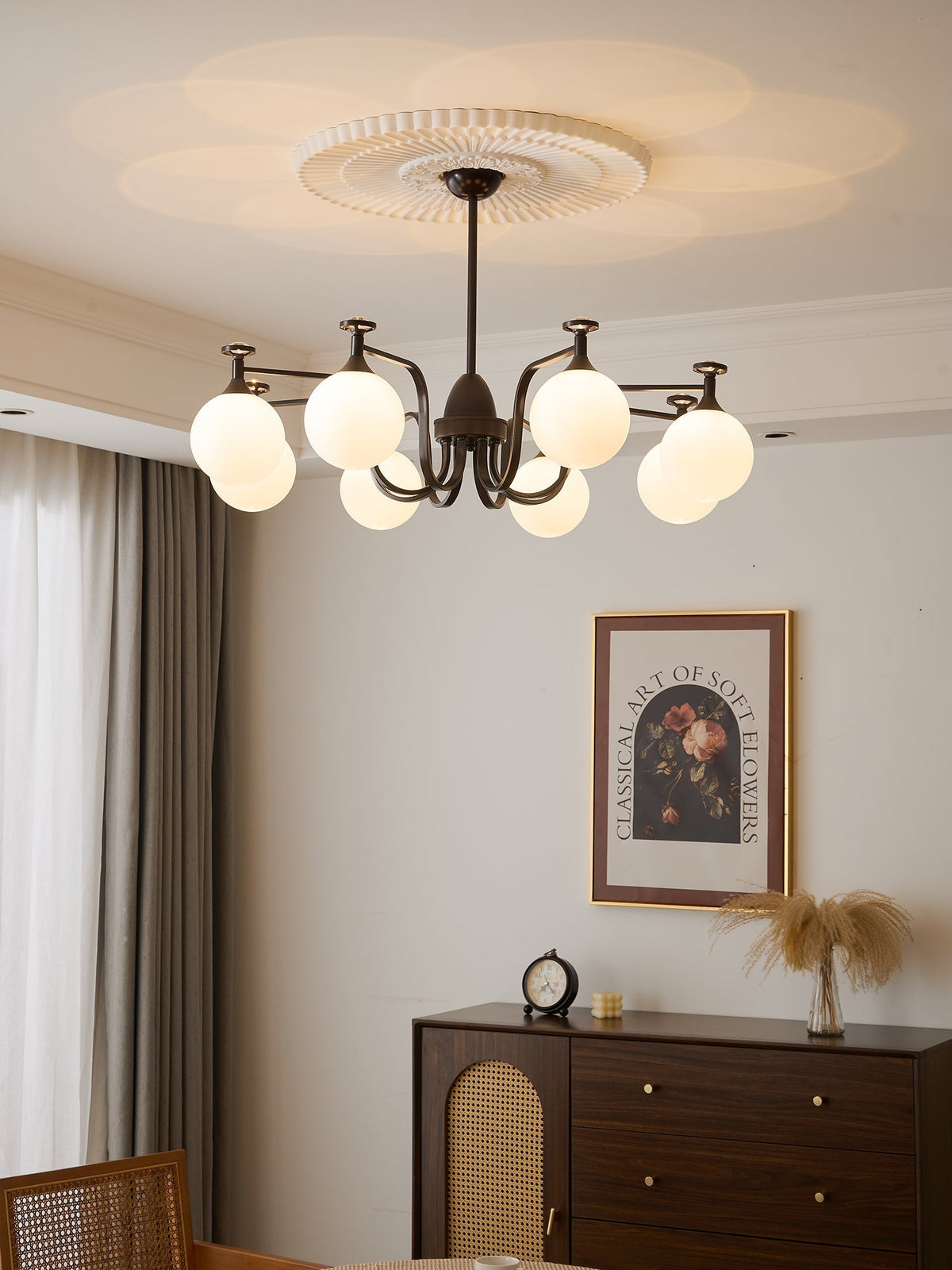 Zotheira Elegance Vintage-Glas-Kronleuchter
