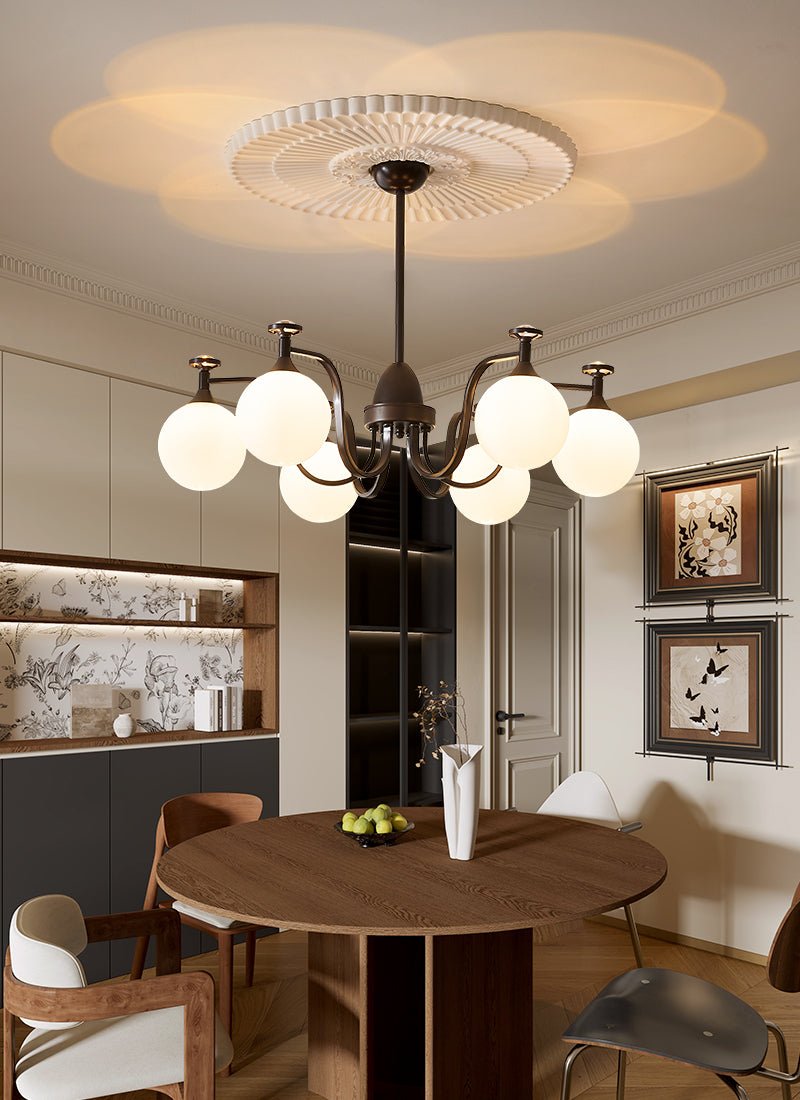 Zotheira Elegance Vintage-Glas-Kronleuchter