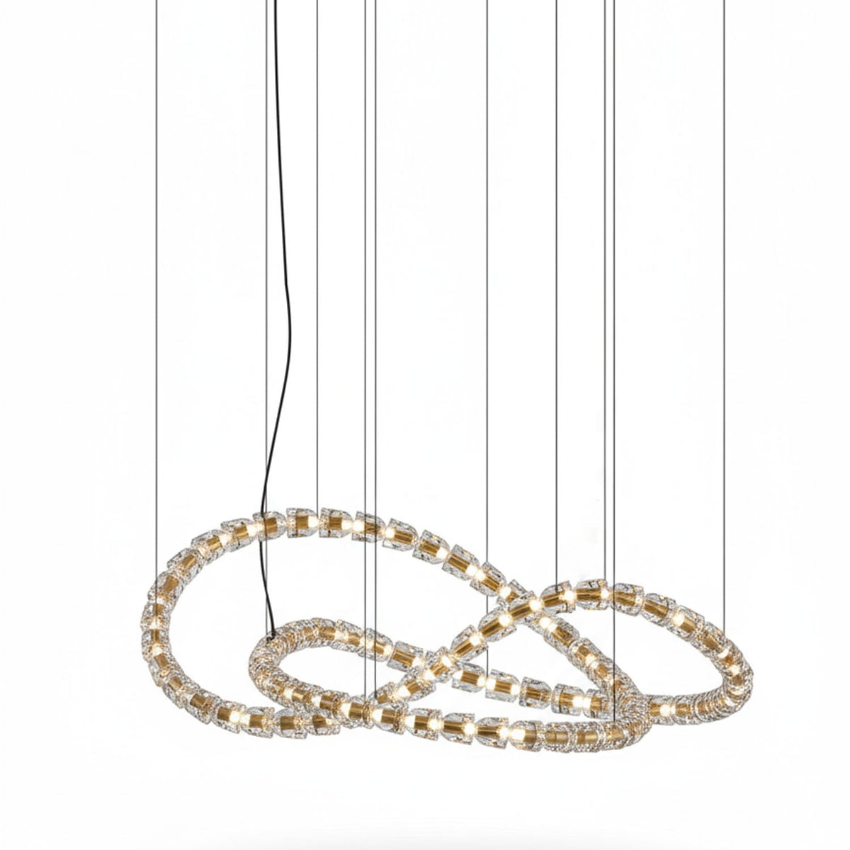 Nexus Gold Kristall Kronleuchter