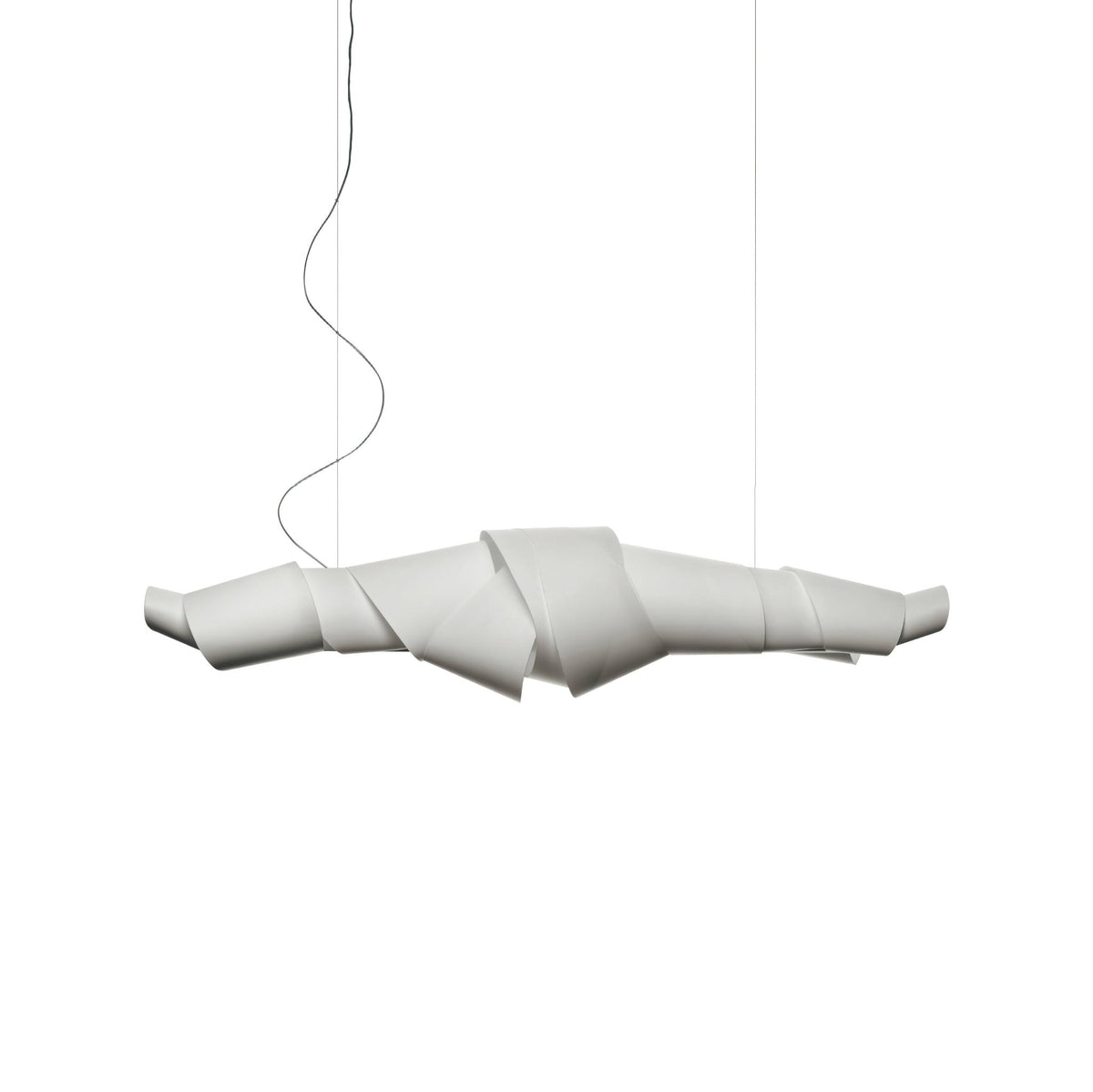 Ribbon Kronleuchter aus PVC im Spielvollen Stil