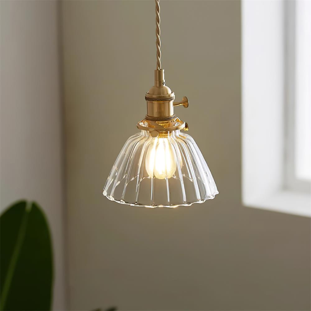 Kexo Pendelleuchte aus transparentem Glas