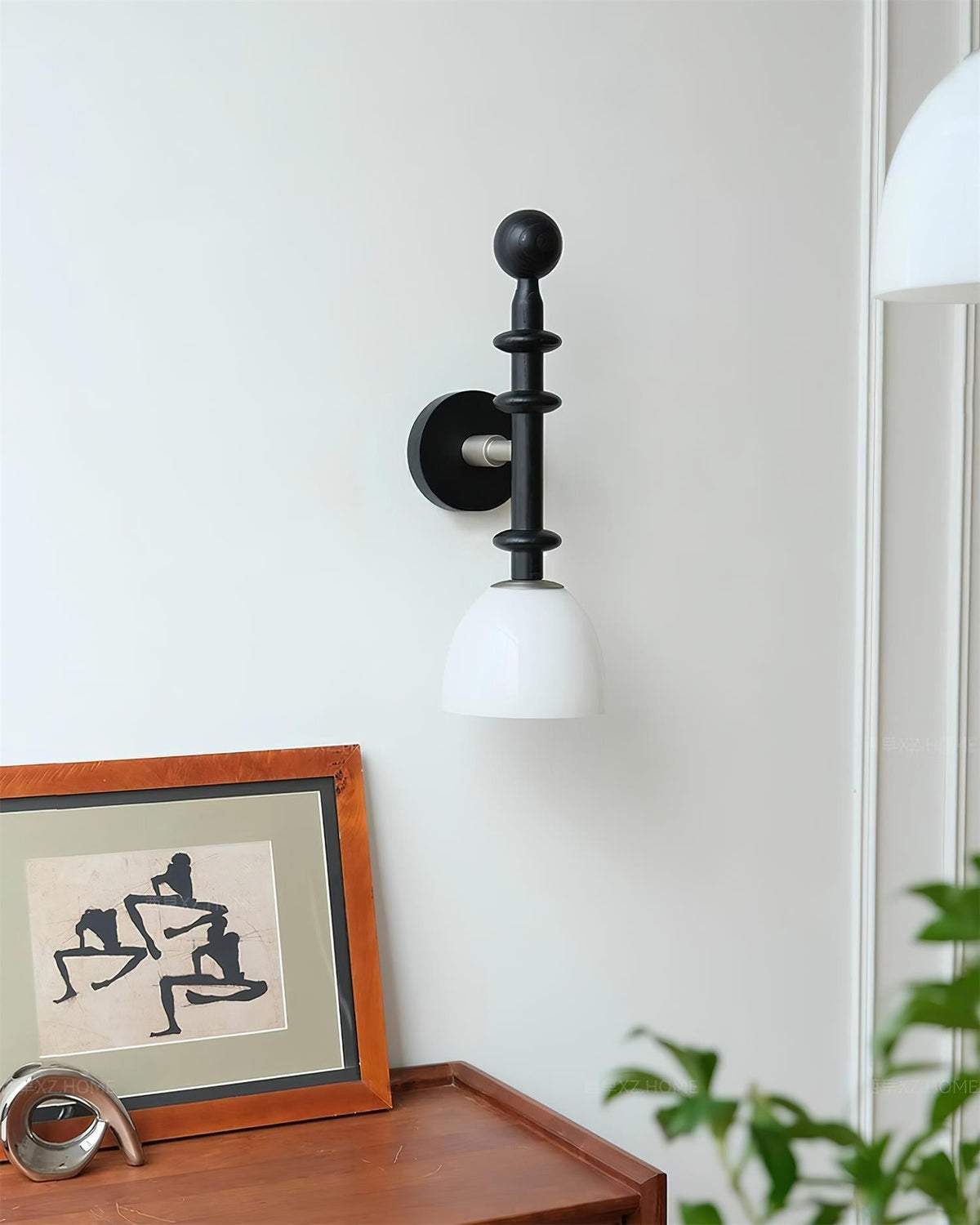 Aldorelia Wandleuchte aus Holz modern