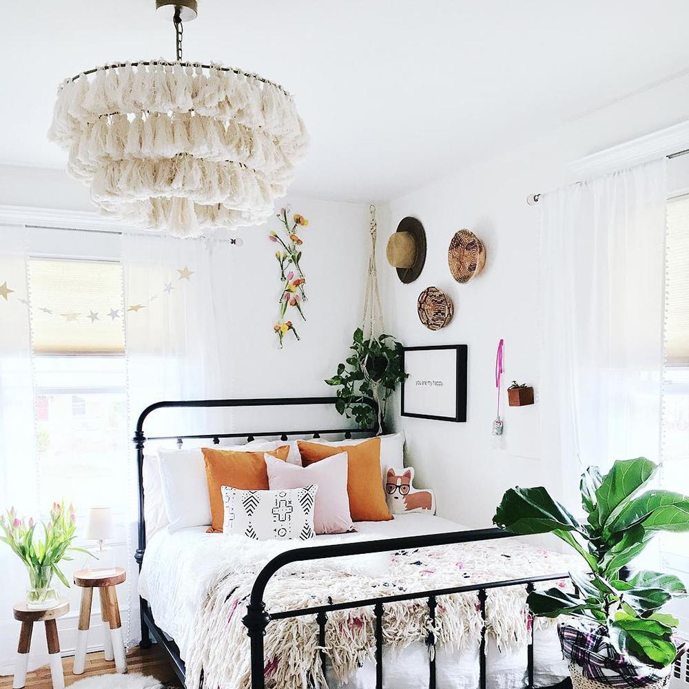 Arixo Kronleuchter Rosa Bohemian Chic