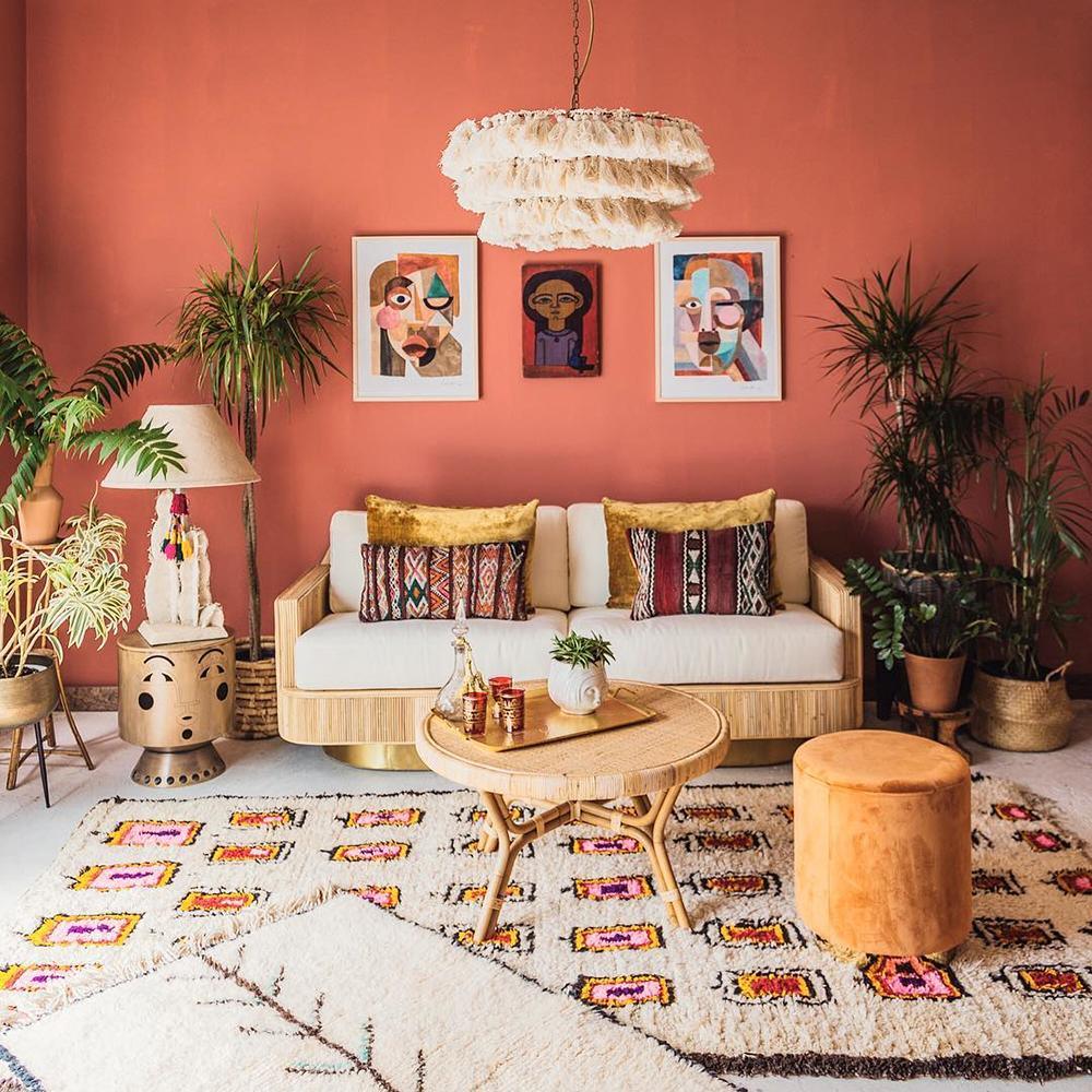 Arixo Kronleuchter Rosa Bohemian Chic